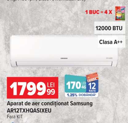 Aparat de aer condiționat Samsung AR12TXHQASIXEU