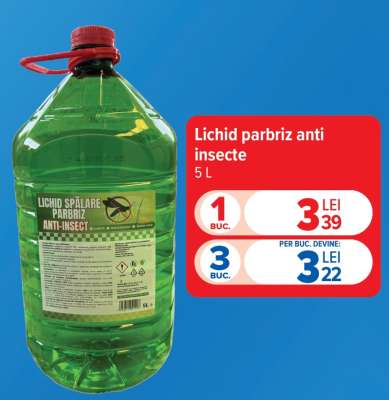 Lichid parbriz anti insecte