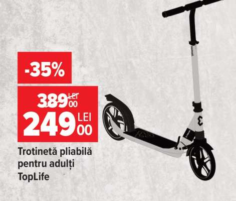 Trotinetă pliabilă pentru adulți TopLife