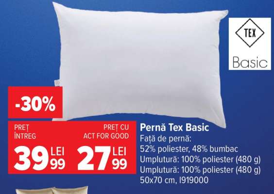 Pernă TEX BASIC