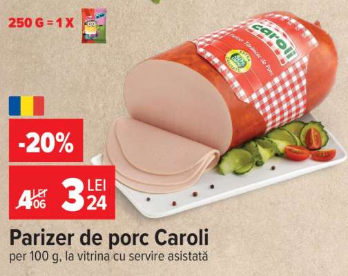 Parizer de porc, Caroli