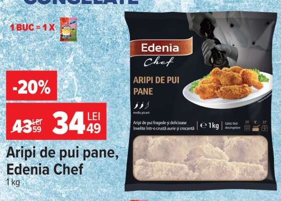 Aripi de pui pane Edenia Chef