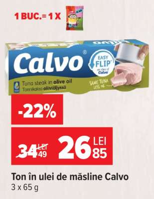 Ton în ulei de măsline Calvo