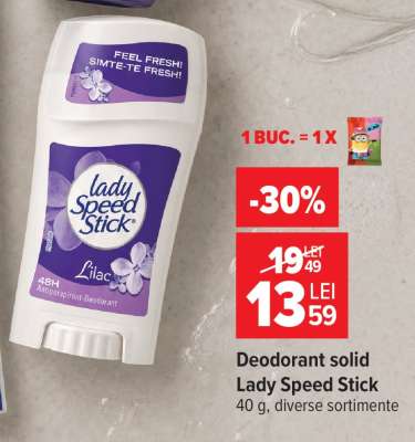 Deodorant solid Lady Speed Stick