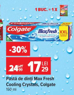 Pastă de dinți, Max Fresh Cooling Crystals Colgate