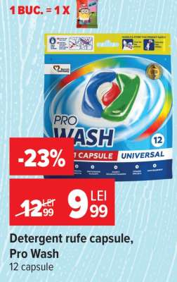 Detergent rufe capsule, Pro Wash