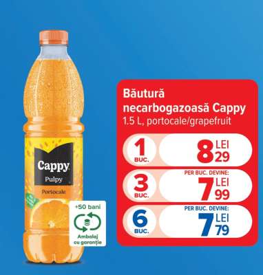 Băutură necarbogazoasă Cappy