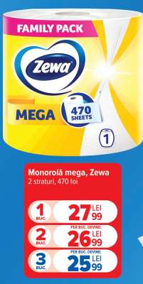 Monorolă mega, Zewa