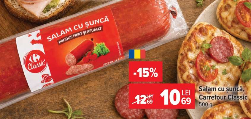 Salam cu șuncă, Carrefour Classic