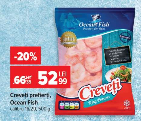 Creveți preferiți Ocean Fish