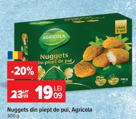 Nuggets din piept de pui Agricola