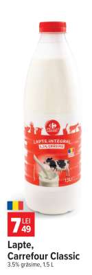 Lapte Carrefour Classic
