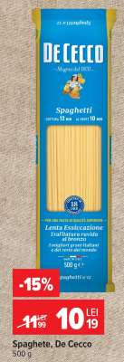 Spaghete, De Cecco