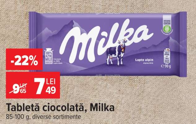 Tableta ciocolată Milka