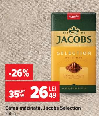 Cafea măcinată Jacobs Selection