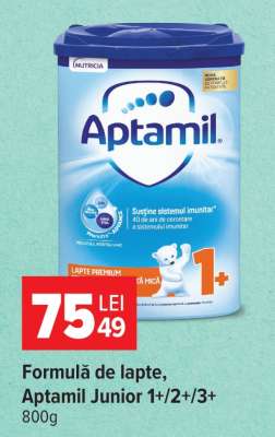 Formulă de lapte, Aptamil Junior 1+/2+/3+