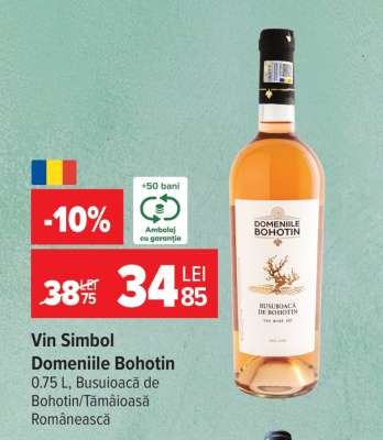 Vin Simbol Domeniile Bohotin