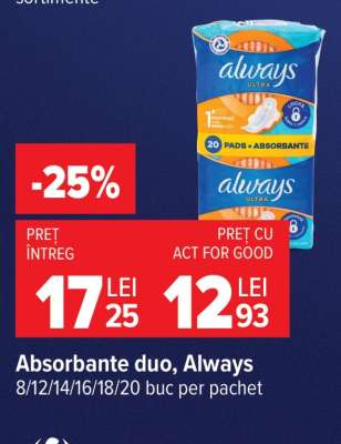 Absorbante Duo, Always