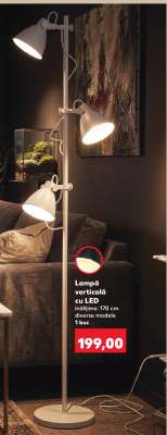 Lampă verticală cu LED