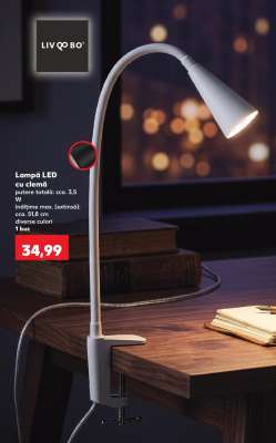 Lampă LED cu clemă