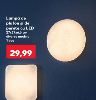 Lampă de plafon și de perete cu LED