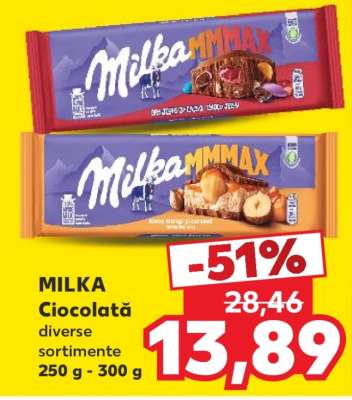 MILKA CIOCOLATĂ