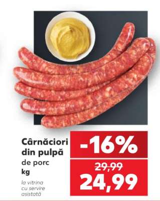 Cârnațiori din pulpă de porc