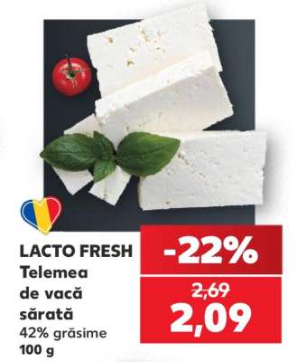 LACTO FRESH Telemea de vacă sărată
