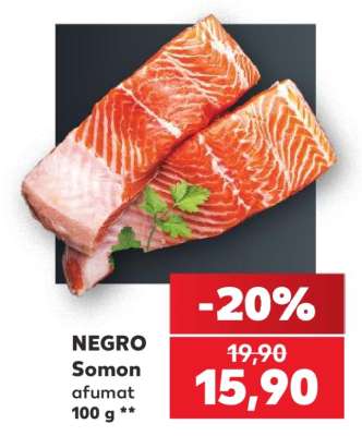 NEGRo Somon afumat 100 g