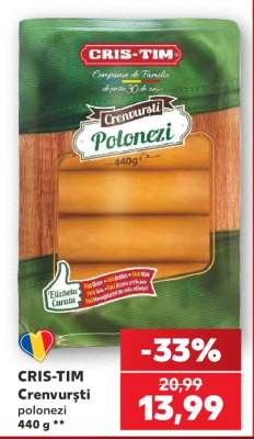 CRIS-TIM Crenvurști polonezi 440 g