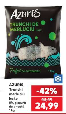 AZURIS Trunchi merluciu hake