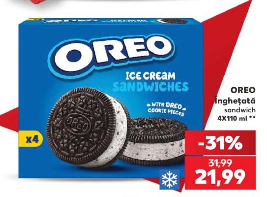 OREO ÎNGHEȚATĂ SANDWICH