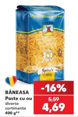 BĂNEASA Paste cu ou