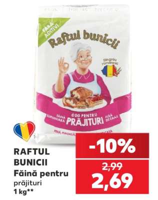 RAFTUL BUNICII Făină pentru prăjituri 1 kg
