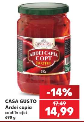 CASA GUSTO Ardei capia copt în oțet