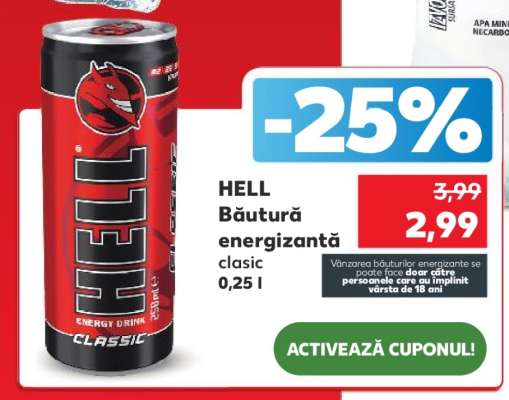 HELL Băutură energizantă clasic