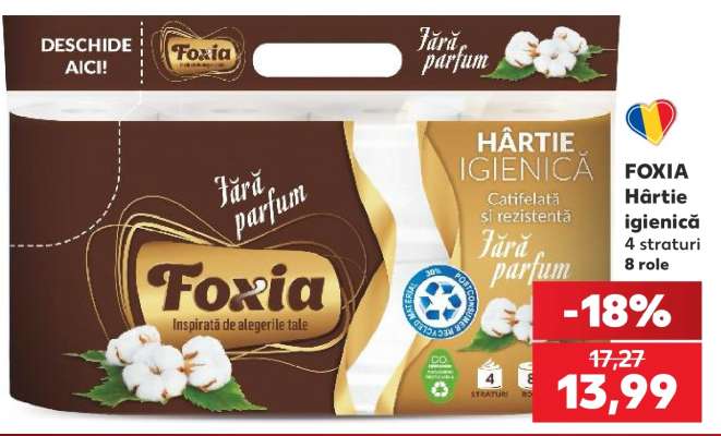 FOXIA Hârtie igienică