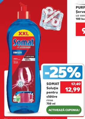 SOMAT Soluție pentru clătire rinse 750 ml