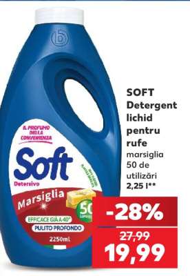 SOFT Detergent lichid pentru rufe