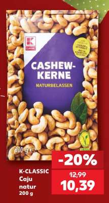 K-CLASSIC Caju natur 200 g