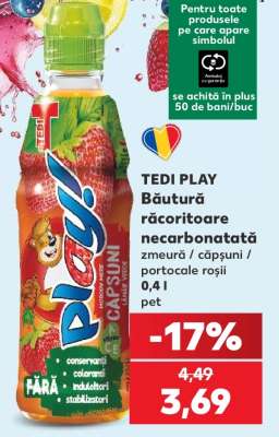TEDI PLAY Băutură răcoritoare necarbonatată