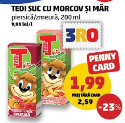 TEDI SUC CU MORCOV ȘI MĂR