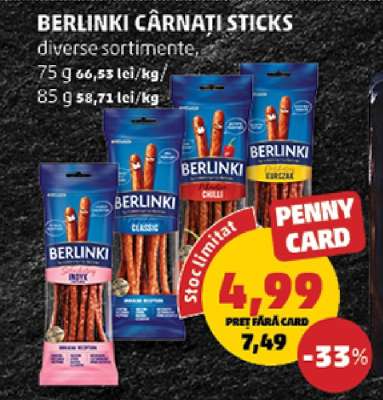 BERLINKI CÂRNAȚI STICKS