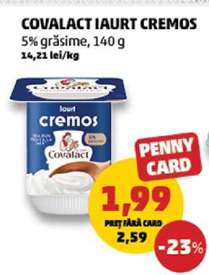Covalact Iaurt Cremos