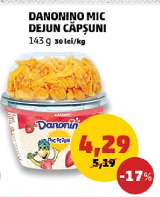 Danonino Mic Dejun Căpșuni