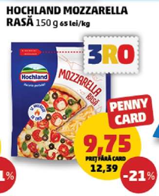 HOCHLAND Mozzarella rasă