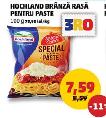 HOCHLAND BRÂNZĂ RASĂ PENTRU PASTE