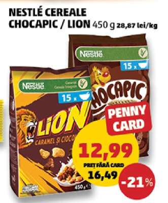 NESTLÉ CEREALE CHOCAPIC / LION 450g
