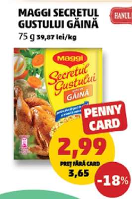 MAGGI SECRETUL GUSTULUI GĂINĂ