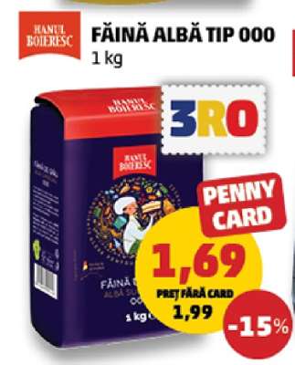 Făină Albă Tip 000